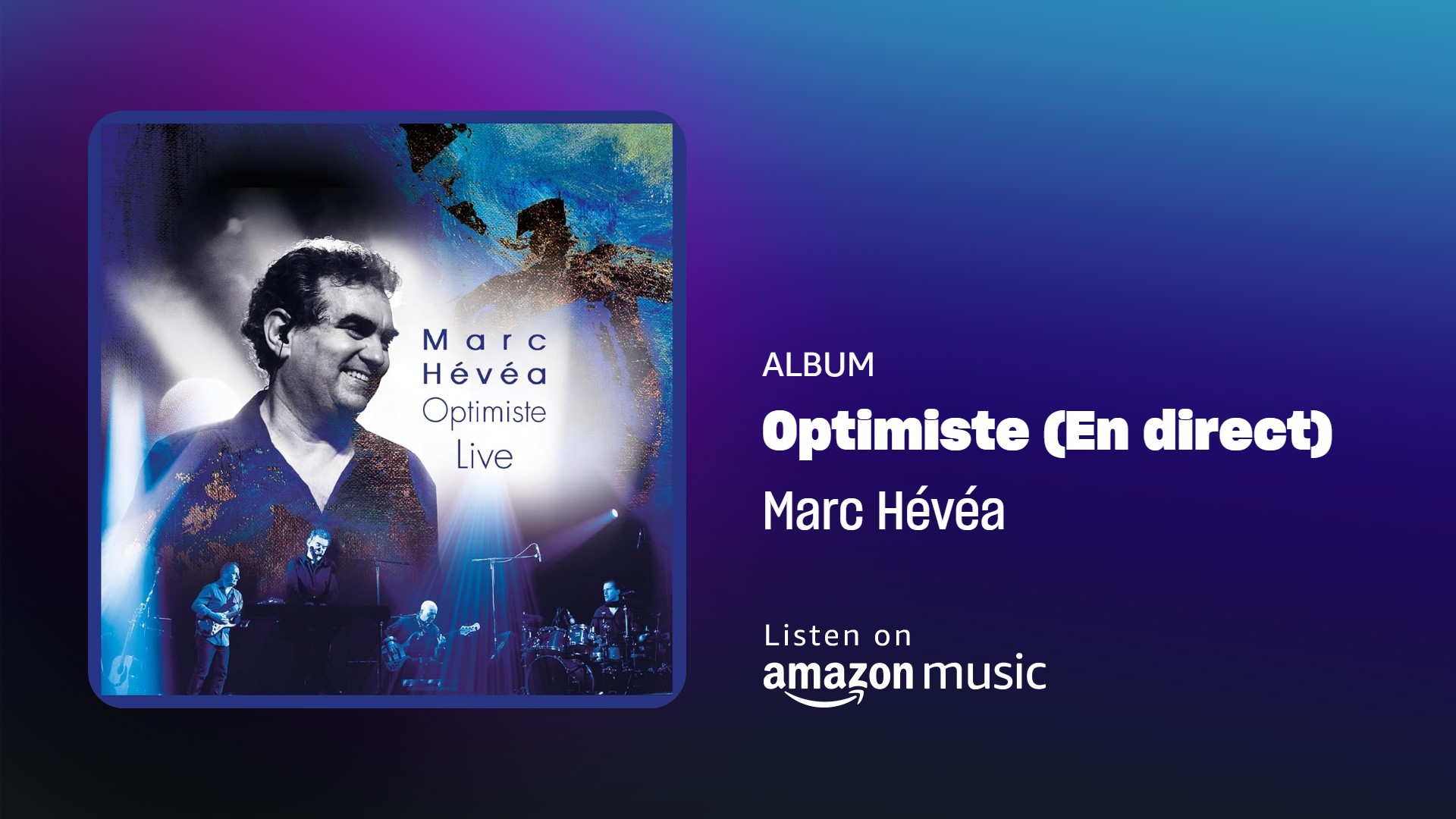 Optimiste Live sur Amazon Music